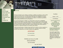 Tablet Screenshot of morganwingate.com